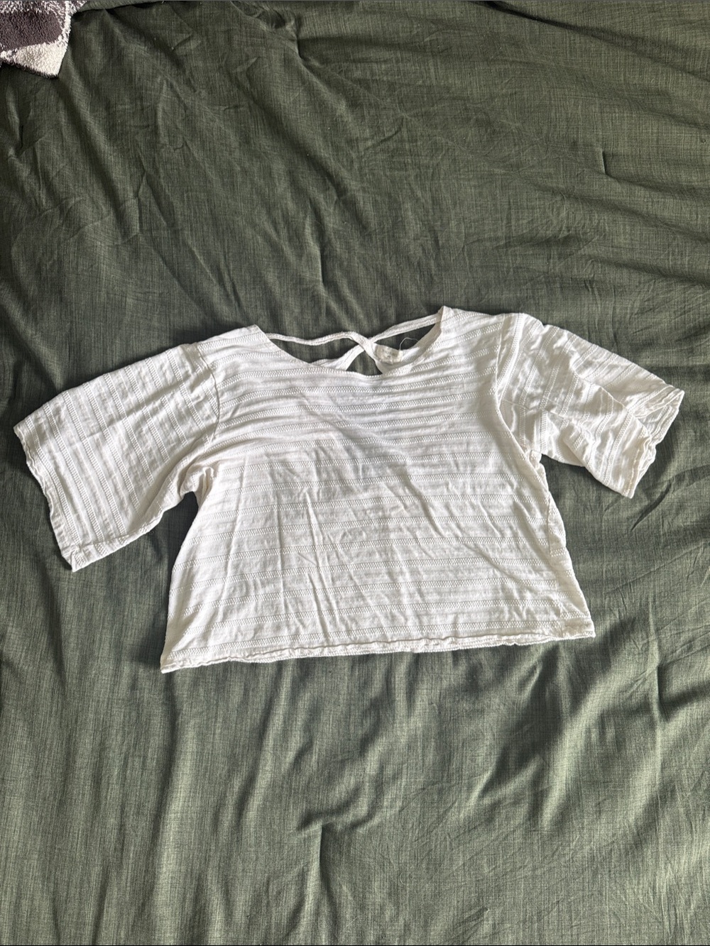 White Textured Two-Piece Lounge Set - Picture 2 of 6